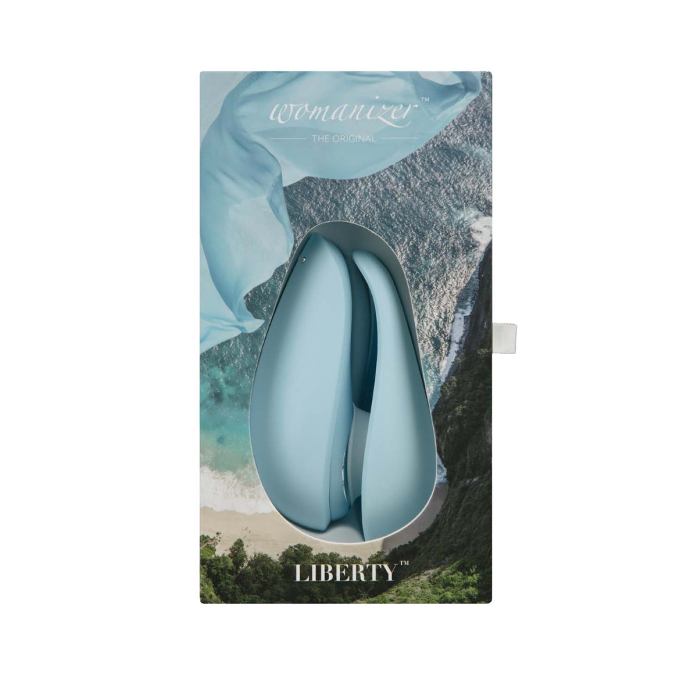 Бесконтактный стимулятор Womanizer (Вуманайзер) Liberty Blue фото №7 — секс игрушки: Украина, NO TABOO