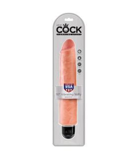Вибратор реалистичный гигантский King Cock бежевый, 31 х 5.6 см - No Taboo