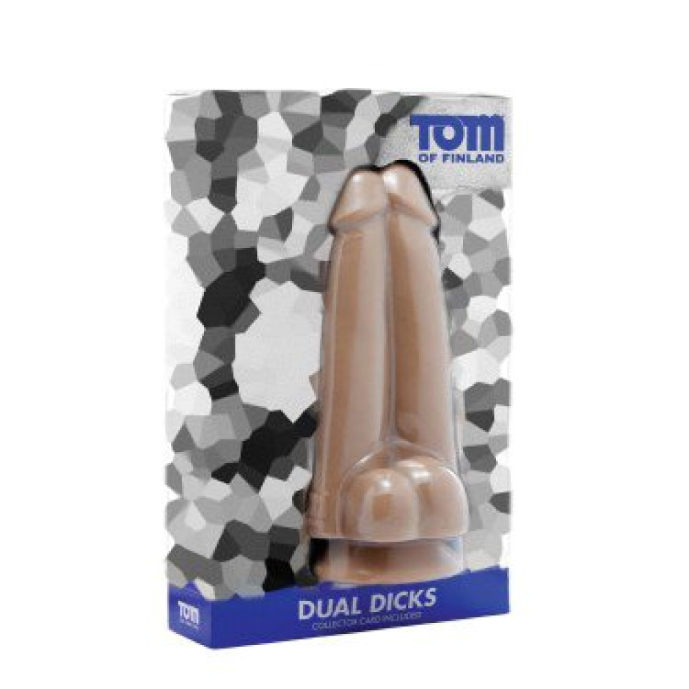 Двойной фаллоимитатор Tom of Finland Dual Dicks фото №2 — секс игрушки: Украина, NO TABOO