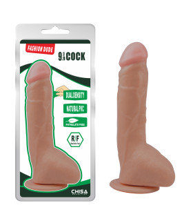 Фалоімітатор реалістичний Chisa Fashion Dude Cock, на присосці, 23 см х 4.3 см - No Taboo