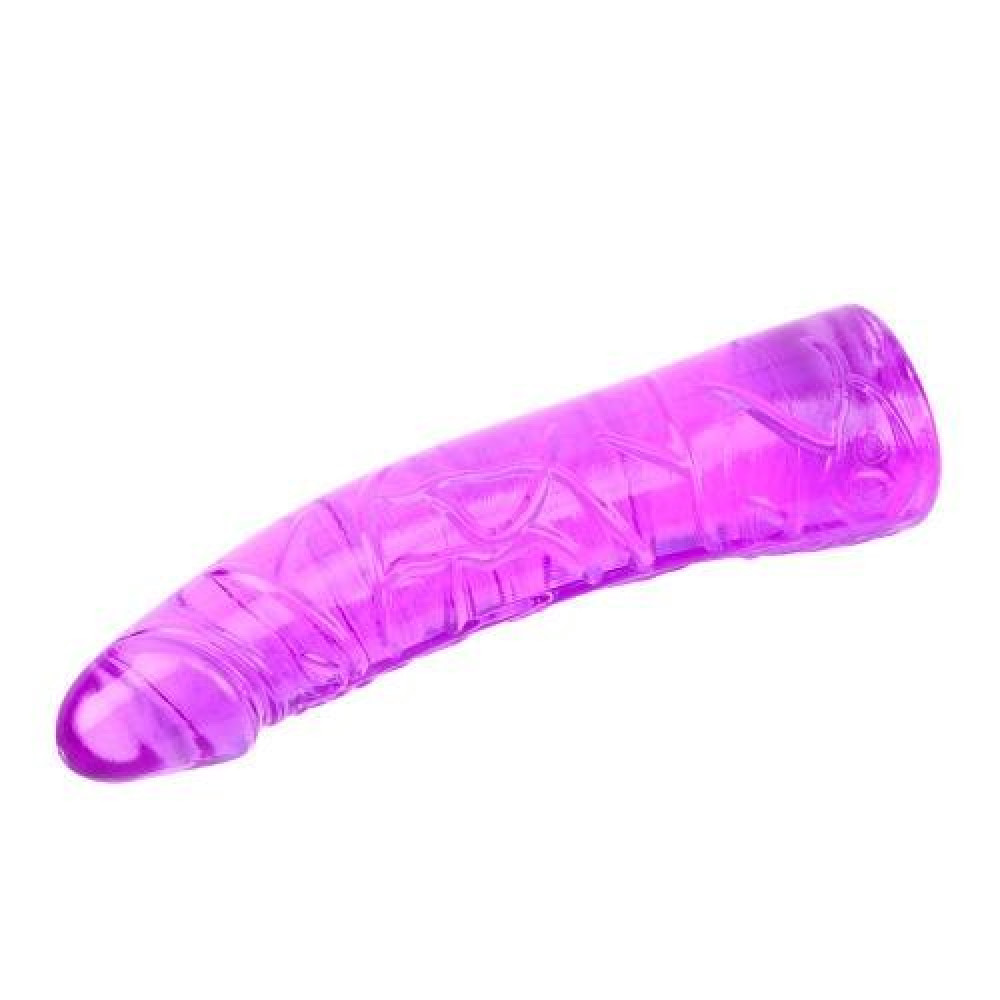 Фаллоимитатор реалистичный Chisa Teaser Jelly Dildo, из геля, фиолетовый, 18.6 см х 4 см фото №3 — секс игрушки: Украина, NO TABOO