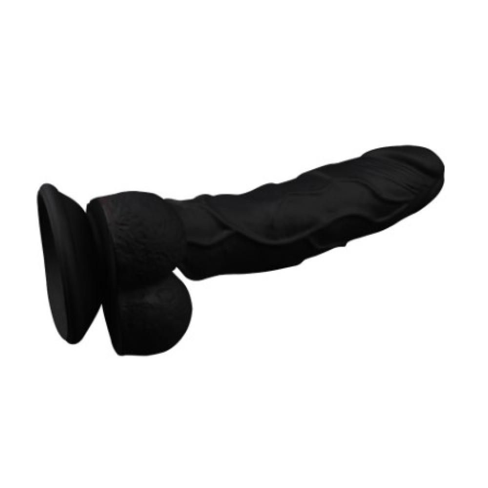 Фаллоимитатор реалистичный Naked Legend 20 см, черный фото №3 — секс игрушки: Украина, NO TABOO