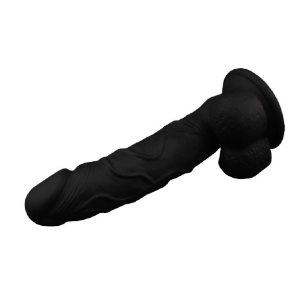 Фаллоимитатор реалистичный Naked Legend 20 см, черный фото №4 — секс игрушки: Украина, NO TABOO