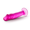 Гибкий фаллоимитатор Blush B Yours с присоской, розовый, 16.5 х 3.8 см фото №4 — секс игрушки: Украина, NO TABOO