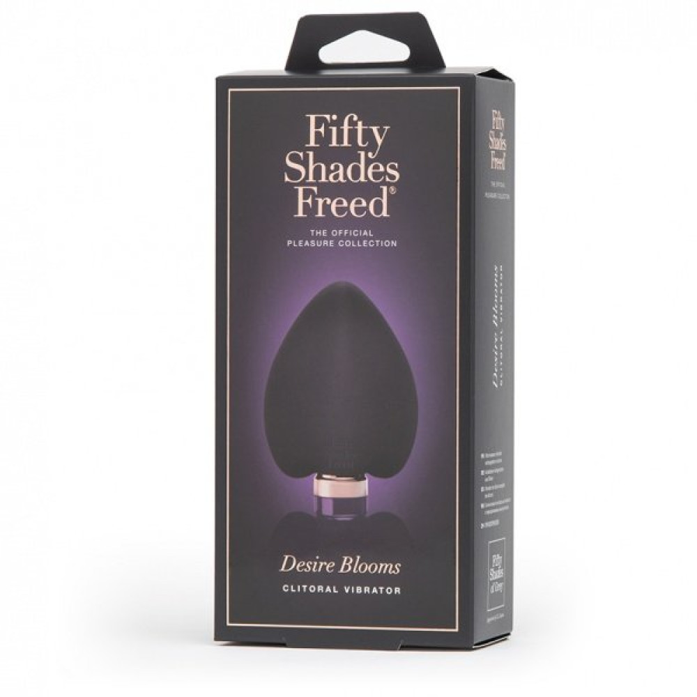 Вибратор для клитора в форме лепестка Fifty Shades Freed, фиолетовый, 11 х 8 см фото №2 — секс игрушки: Украина, NO TABOO