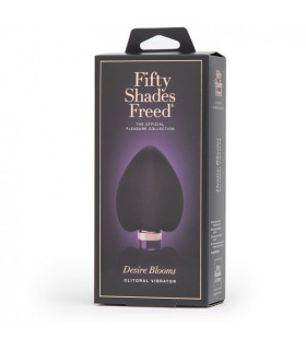 Вибратор для клитора в форме лепестка Fifty Shades Freed, фиолетовый, 11 х 8 см - No Taboo