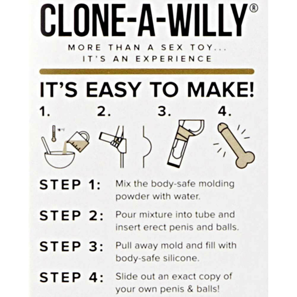 Набор скульптора+пульт и с мошонкой Clone A Willy Plus Balls Vibrating Silicone Kit Flesh фото №6 — секс игрушки: Украина, NO TABOO
