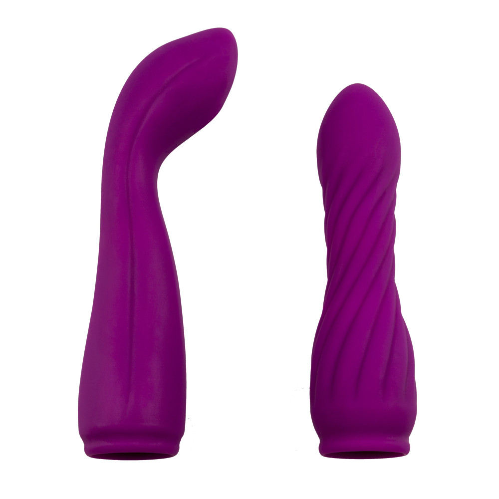 Насадки для вибратора Adrien Lastic AD-2X Vaginal Set фиолетовые, 2 шт фото №0 — секс игрушки: Украина, NO TABOO