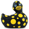 Уточка вибратор I Rub My Duckie черная в желтый горошек фото №1 — секс игрушки: Украина, NO TABOO