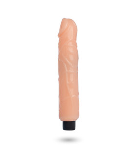 Вибратор бежевый гель Cristal cock - No Taboo