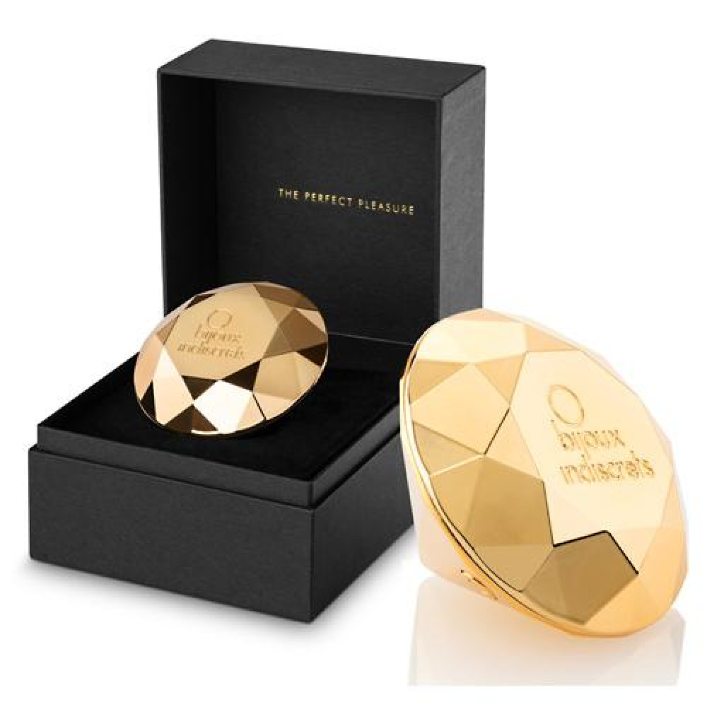 Вибратор-бриллиант Twenty One Vibrating Diamond Bijoux Indiscrets, золотой фото №2 — секс игрушки: Украина, NO TABOO