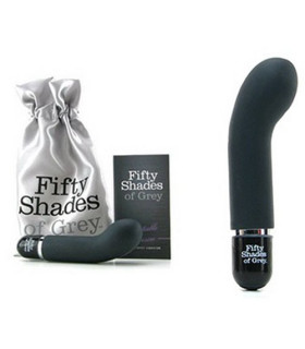 Вібратор Fifty Shades Of Grey для точки G, чорний, 13 х 3 см - No Taboo