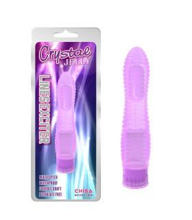 Вибратор рельефный Lines Exciter фиолетовый, 16.2 см х Φ3 см - No Taboo