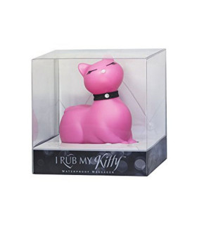 Вибратор в виде кошечки Big Teaze Toys I Rub My Kitty для клитора, розовый, 10 х 5 см - No Taboo