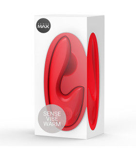 Вібратор червоний з підігрівом SENSEVIBE WARM - No Taboo