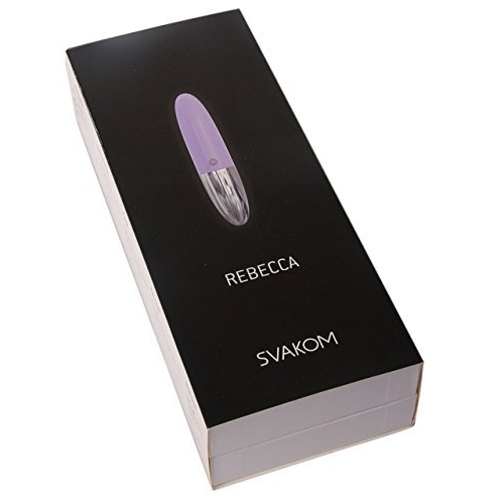 Вибропуля Svakom Pale Rebecca, лиловая, 9.5 х 1.9 см фото №4 — секс игрушки: Украина, NO TABOO