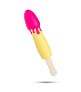 Вибратор мороженое желтый, POPSICLE RECHARGEABLE VIBE - No Taboo
