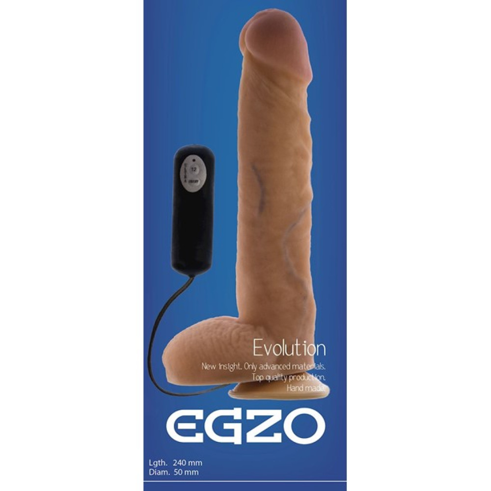 Вибратор на присоске EROGEN Ciberscin EGZO 24 см х 5 см фото №0 — секс игрушки: Украина, NO TABOO