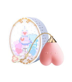 Вібратор для стимуляції клітора у формі серця Strawberry Pink ZALO Baby Heart - No Taboo