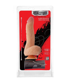 Вибратор реалистичный с пультом Dream Toys на присоске, телесный, 19 см х 4.5 см - No Taboo