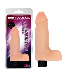 Вибратор с яичками киберкожа NO.01 Real touch - No Taboo