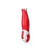 Вибратор в форме цветка Satisfyer Vibes Power Flower с мягкими лепестками, красный, 18.8 х 5.2 см фото №1 — секс игрушки: Украина, NO TABOO