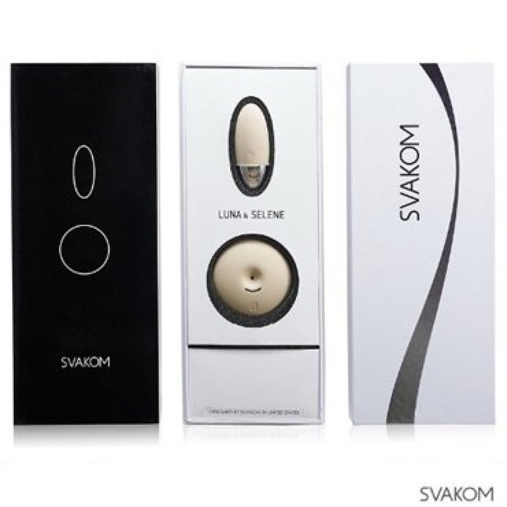 Виброяйцо Svakom Luna Selene с дистанционным пультом, белое, 8 х 3 см фото №10 — секс игрушки: Украина, NO TABOO