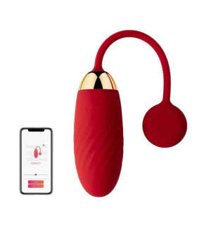 Вібратор яйце Svakom Ella Red з функцією управління смартфоном - No Taboo
