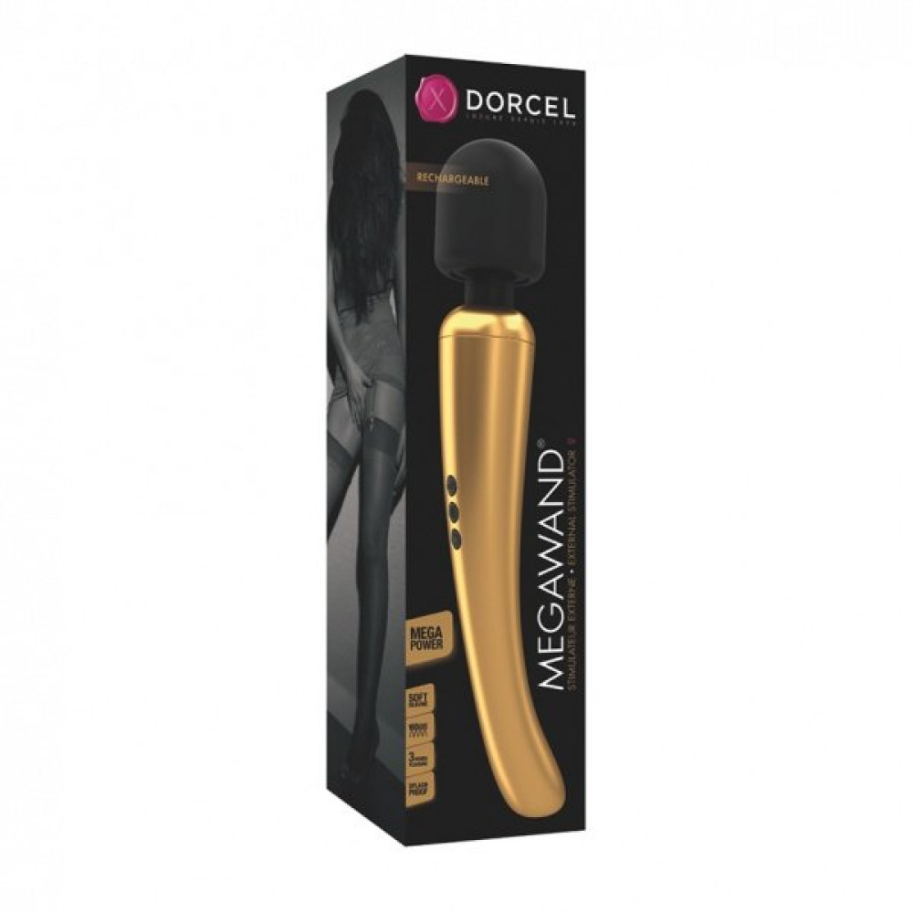 Вибромассажер Marc Dorcel Megawand Gold фото №3 — секс игрушки: Украина, NO TABOO