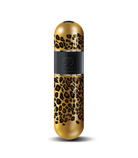 Вибропуля с контейнером для хранения Kenya Petite LEOPARD/GOLD - No Taboo