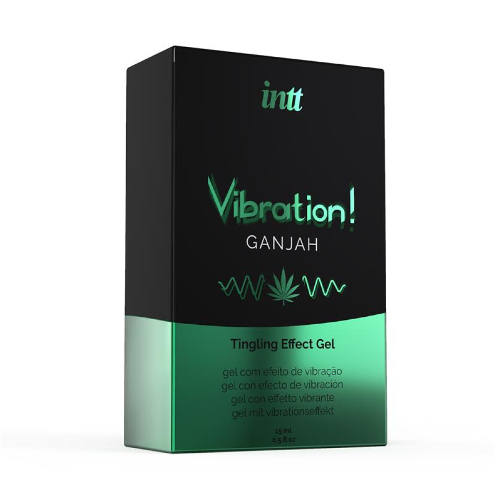 Жидкий вибратор Intt Vibration Ganjah, 15 мл, фото №3 — секс шоп Украина, NO TABOO