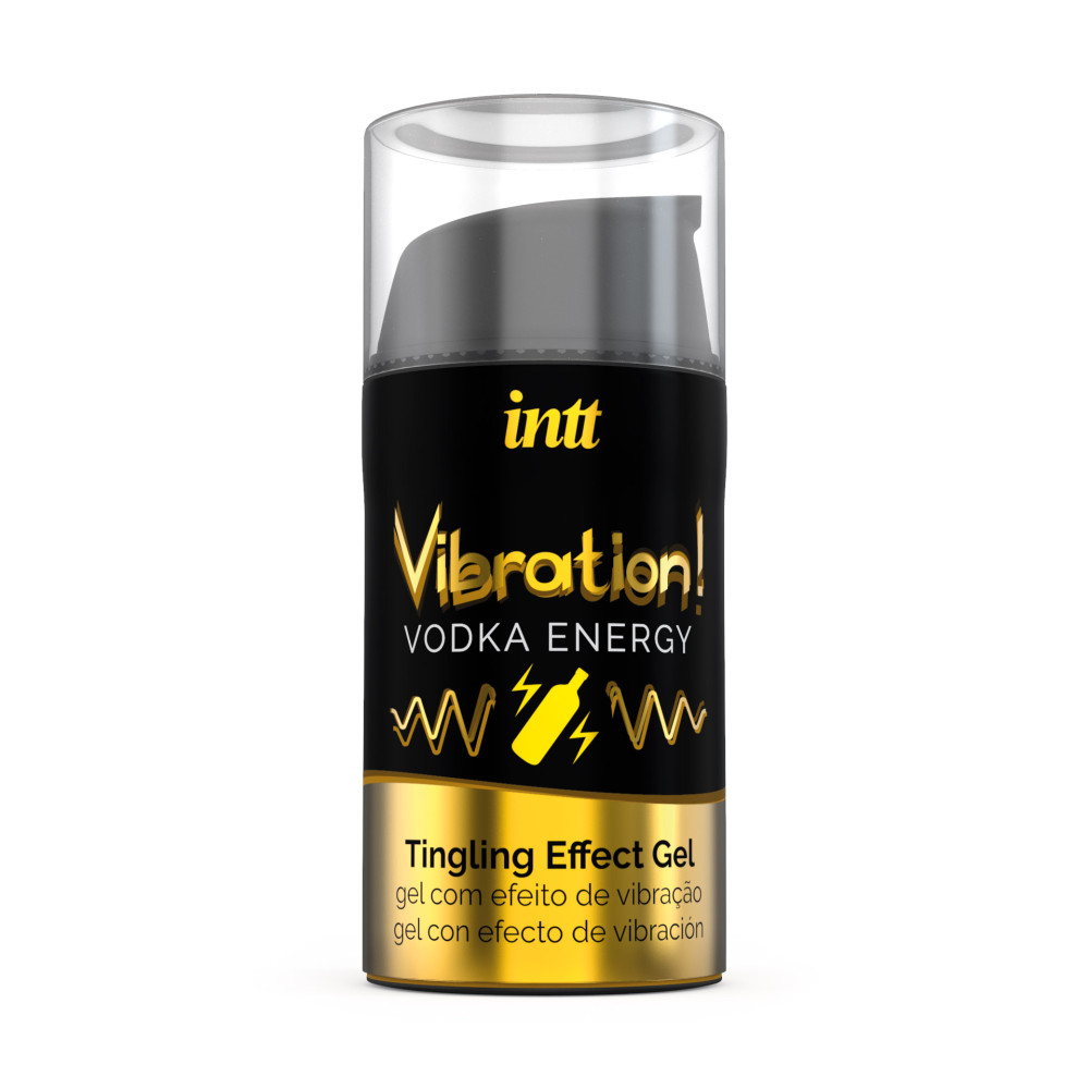 Жидкий вибратор Intt Vibration Vodka Drink Energy со вкусом водки, 15 мл, фото №2 — секс шоп Украина, NO TABOO