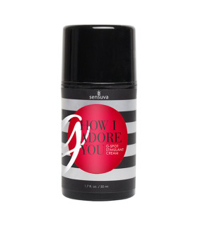 Гель для стимуляции точки G Sensuva 50 мл, G, How I Adore You G-Spot Stimulatie Creme - No Taboo