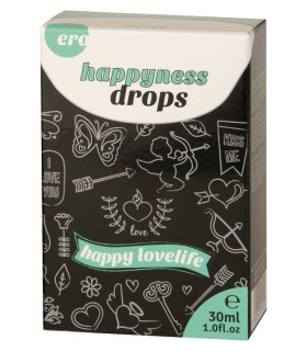 Капли возбуждающие HOT Happyness Drops унисекс, 30 мл - No Taboo