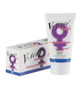 Возбуждающий крем HOT V-Activ Stimulation Cream для женщин, 50 мл - No Taboo