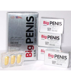 Пігулки для потенції Big Penis, 3 шт - No Taboo