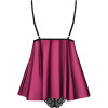 Сексуальная атласная бордовая сорочка Babydoll L/XL, фото №6 — секс шоп Украина, NO TABOO