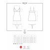 Сексуальная черная облегающая сорочка L/XL, фото №6 — секс шоп Украина, NO TABOO