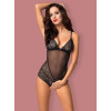 Эротический боди из кружева, с рисунком Shibu teddy black L/XL, фото №3 — секс шоп Украина, NO TABOO