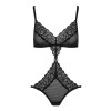 Сексуальное боди с кружевом и бантиком teddy L/XL, фото №5 — секс шоп Украина, NO TABOO