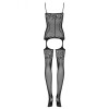 Комбинезон BODYSTOCKING черный S/M/L, фото №4 — секс шоп Украина, NO TABOO