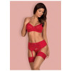 Комплект эротический кружевной Jolierose S/M, фото №3 — секс шоп Украина, NO TABOO