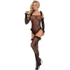 Эротический комплект Burlesque из кружева полупрозрачный с оборками, One size, фото №1 — секс шоп Украина, NO TABOO