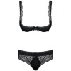 Комплект эротический с открытым бюстом, L/XL, фото №3 — секс шоп Украина, NO TABOO