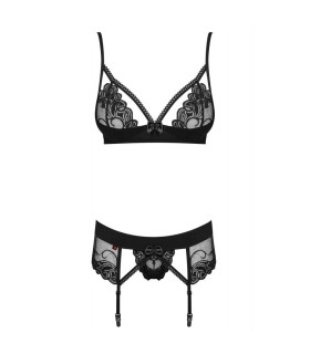 Комплект сексуальный черный Wonderia S/M - No Taboo