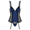 Эротический корсет полупрозрачный с рюшами corset & thong L/XL, фото №5 — секс шоп Украина, NO TABOO