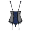 Эротический корсет полупрозрачный с рюшами corset & thong L/XL, фото №6 — секс шоп Украина, NO TABOO