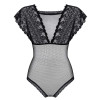 Кружевное боди из сеточной ткани L/XL, фото №4 — секс шоп Украина, NO TABOO