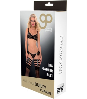 Подтяжки на чулки GP LEG GARTER BELT DATEX, S/M - No Taboo