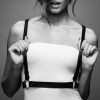 Портупея на грудь MAZE Bijoux Indiscrets черная, OS, фото №1 — секс шоп Украина, NO TABOO
